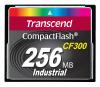 256MB Transcend CF 300X Speed SLC Industrial CompactFlash Memory Card Image