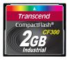 2GB Transcend CF 300X Speed SLC Industrial CompactFlash Memory Card Image