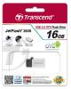 16GB Transcend Jetflash 380S OTG USB2.0 Flash Drive - Silver Edition Image