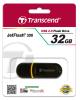 32GB Transcend JetFlash 300 USB2.0 Flash Drive - Black/Orange Image