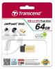 64GB Transcend Jetflash 380G OTG USB2.0 Flash Drive - Gold Edition Image