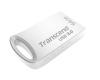 64GB Transcend JetFlash 710S Silver Metallic USB3.0 Flash Drive Image