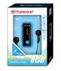8GB Transcend Digital Music Player and FM Radio MP350 (Black/Blue) Image