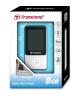 8GB Transcend MP710 Digital Music Player w/ FM Radio, G-Sensor Step Counter - White Edition Image