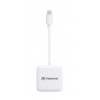 Transcend RDA2W Memory Card Reader with Lightning Connector (SD and microSD Slots) Image