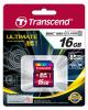 16GB Transcend Ultimate SDHC CL10 UHS-I 85MB/sec Memory Card Image