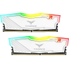 32GB Team Group T-Force Delta RGB DDR4 3600MHz CL18 Dual Channel Memory Kit (2 x 16GB) - White