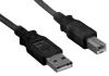 NEON USB2.0 Type A to Type B Printer extension cable black - 500 cm Image