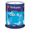 Verbatim 52x CD-R Media 700MB 100-Pack Spindle Image