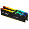64GB Kingston Technology FURY Beast RGB DDR5 5600MHz CL40 Dual Memory Kit (2 x 32GB)