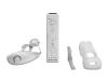 White Nintendo Wii Remote Control Motion Plus Bundle with Nunchuk, Silicon Case, Wrist Strap Image