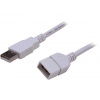 C2G 3FT USB Type-A Male to USB Type-A Female Extension Cable - White Image