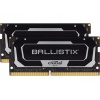 32GB Crucial Ballistix 3200MHz PC4-25600 CL16 1.35 V DDR4 SO-DIMM Dual Memory Kit (2 x 16GB)  - Black