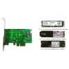 ZTC Lightning Card M.2 NGFF SSD (PCIe 2 and 4 Lane or SATA III Type) To PCI-e or SATA III Internal Card Model ZTC-EX001 Image