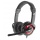 NGS USB Gaming Headphones with Microphone - Black/Red 