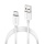 NGS Zyro, 15W USB-a to USB-C Fast Charging 1m Cable, White