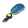 NGS Sin - Optical Mouse with Retractable USB Cable & Scroll-wheel, 1000 DPI - Blue