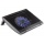 NGS TurboStand Laptop Cooling Stand with Glowing Blue Fan - Black