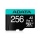256GB AData Premier Pro microSDXC CL10 UHS-I U3 V30 A2 Memory Card with SD Adapter