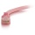 C2G Unshielded Snagless Cat6 Ethernet Network Cable - Pink - 6ft 