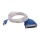 C2G 6ft USB to DB25 Cable - Blue