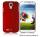 iShell Red Classic Snap-On Case + Screen Protector for Samsung Galaxy S4