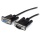 StarTech.com 2m Black Straight Through DB9 RS232 Serial Cable - M/F