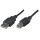 Manhattan USB-A to USB-B Cable, 0.5m, Male to Male, 480 Mbps (USB 2.0), Equivalent to USB2HAB50CM, Hi-Speed USB, Black, Lifetime Warranty, Polybag