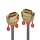 Lindy 0.5m DVI-D Dual Link Cable, Gold Line