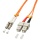 Lindy 5.0m OM2 LC - SC Duplex InfiniBand/fibre optic cable 5 m Orange