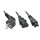 Lindy 30047 power cable Black C13 coupler C5 coupler