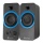 NGS GSX-200 20W SuperBass Stereo Gaming Speakers, Black