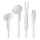 NGS Cross Glide, In-Ear USB-C Wired Headphones with Microphone and Control Buttons, White