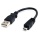 StarTech 6in Micro USB2.0 Type-A to Micro Type-B Cable Black