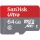 64GB SanDisk Ultra MicroSDXC CL10 UHS-I Memory Card
