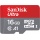 16GB SanDisk Ultra MicroSDHC UHS-I CL10 Memory Card