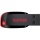 16GB SanDisk Cruzer Blade USB2.0 Flash Drive - Black, Red