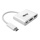 Tripp Lite U444-06N-H4U-C HDMI External Video Adapter with USB-A Hub and USB-C Charging Ports