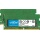 16GB Crucial DDR4 SO-DIMM 2666MHz PC4-21300 CL19 1.2V Non-ECC Dual Memory Kit (2 x 8GB)