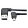 Tripp Lite 3FT Left Right Angle USB-A Male to Right Angle Micro USB-B Male Dedicated Reversible Charging Cable - Black