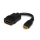 StarTech 0.4FT High Speed HDMI Female to HDMI Mini Male Adapter Cable - Black