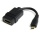 StarTech 0.41FT High Speed HDMI Female to Micro HDMI Male Adapter Cable - Black
