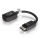 C2G 8IN DisplayPort Male to HDMI Female Adapter - Black
