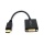 StarTech 6IN DisplayPort Male to DVI-I Female Adapter -  Black