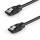 1FT StarTech SATA Round Latched to SATA Round Latched Cable - Black