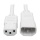2FT Tripp Lite C14 To C13 Heavy Duty Power Extension Cable - White