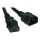 1FT Tripp Lite C14 To C13 Power Extension Cable - Black