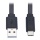 3FT Tripp Lite USB A Male to USB C Male Cable Flat Thunderbolt 3 USB Cable - Black