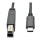 3FT Tripp Lite USB Type B Male to USB-C Male Cable - Black