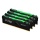 128GB Kingston Technology FURY Beast RGB 3600MHz DDR4 Quad Memory Kit (4 x 32GB)